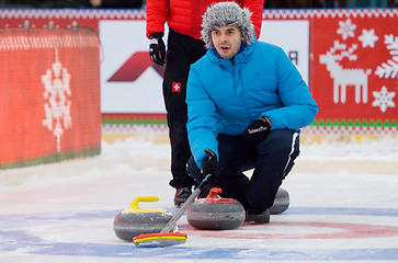 Image showing Curling player Vasiliy Telezhkin