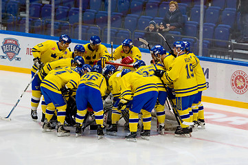 Image showing Sweden team rejoice