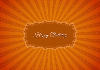 Image showing Decorative birthday label