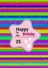 Image showing Funny birthday poster