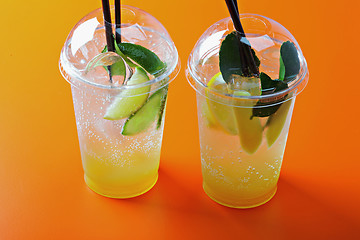 Image showing Homemade lemonades