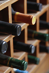 Image showing Wine bottles