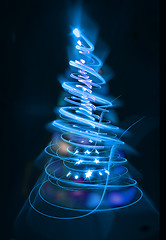 Image showing abstract christmas tree