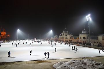 Image showing Ice Rink in Budapest