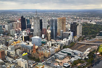 Image showing Melbourne from above