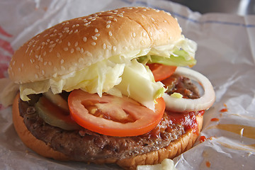 Image showing Hamburger