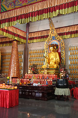 Image showing Golden buddha statue