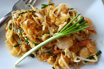 Image showing Traditional Thai Fried Noodles