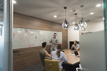 Image showing startup business team on meeting