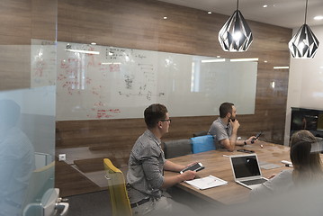 Image showing startup business team on meeting