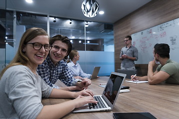 Image showing startup business team on meeting