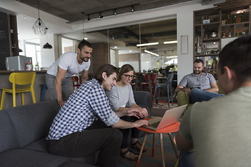 Image showing team meeting and brainstorming