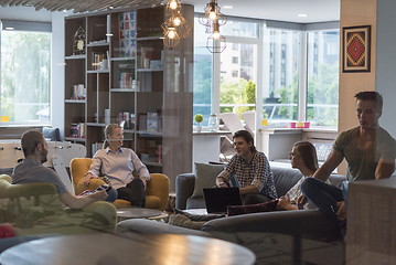 Image showing team meeting and brainstorming