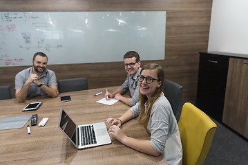 Image showing startup business team on meeting