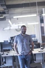 Image showing business man at modern  office