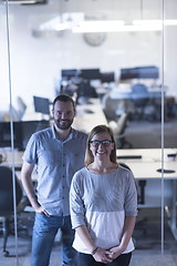 Image showing business couple at office