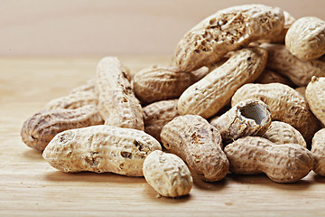 Image showing Pile of peanuts