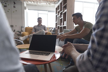 Image showing team meeting and brainstorming