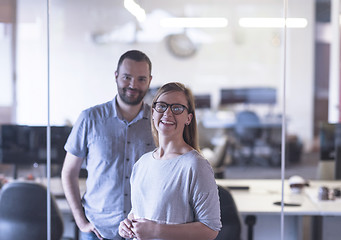 Image showing business couple at office