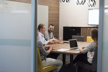 Image showing startup business team on meeting