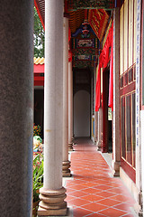 Image showing Chinese temple courtyard