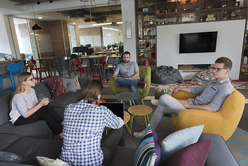 Image showing team meeting and brainstorming