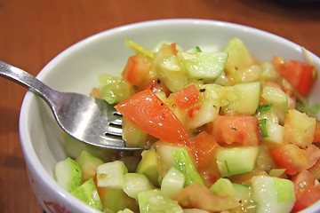 Image showing Fresh salad