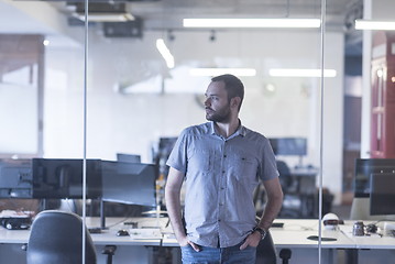 Image showing business man at modern  office