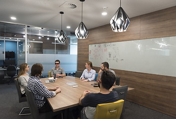 Image showing startup business team on meeting