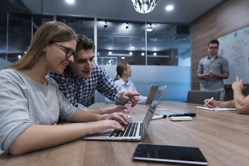 Image showing startup business team on meeting