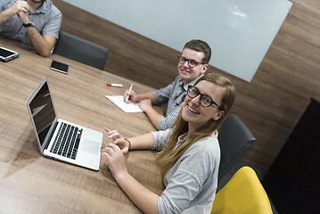 Image showing startup business team on meeting