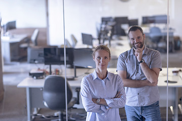 Image showing business couple at office