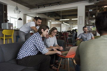 Image showing team meeting and brainstorming