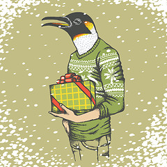 Image showing Penguin vector illustration