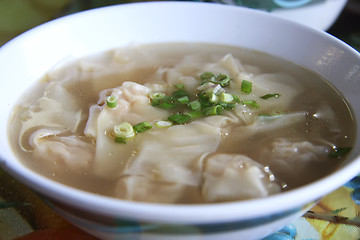 Image showing Wonton soup