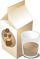 Image showing Coffee milk