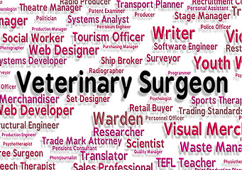 Image showing Veterinary Surgeon Indicates General Practitioner And Career