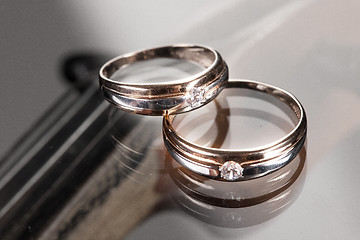 Image showing Rings And Violin