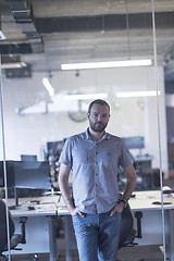 Image showing business man at modern  office