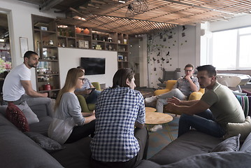 Image showing team meeting and brainstorming