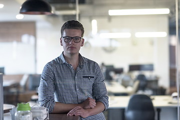 Image showing business man at modern  office