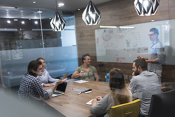 Image showing startup business team on meeting