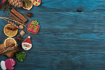 Image showing Gingerbreads for new years and christmas