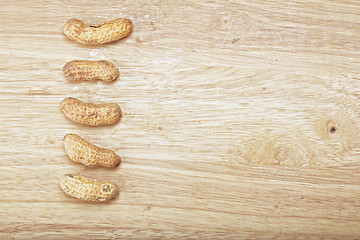 Image showing Four peanuts