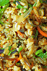 Image showing Pilaf with vegetables