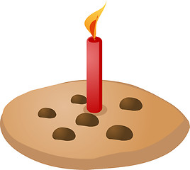 Image showing Birthday cookie