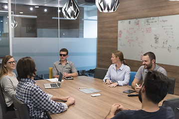 Image showing startup business team on meeting