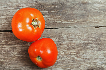 Image showing Two tomatoes