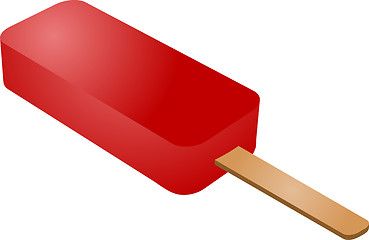 Image showing Cherry popsicle