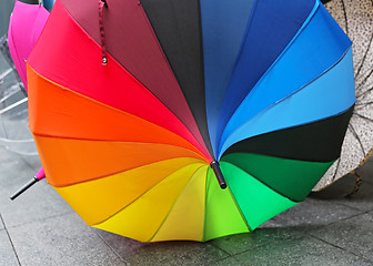 Image showing Rainbow Parasol